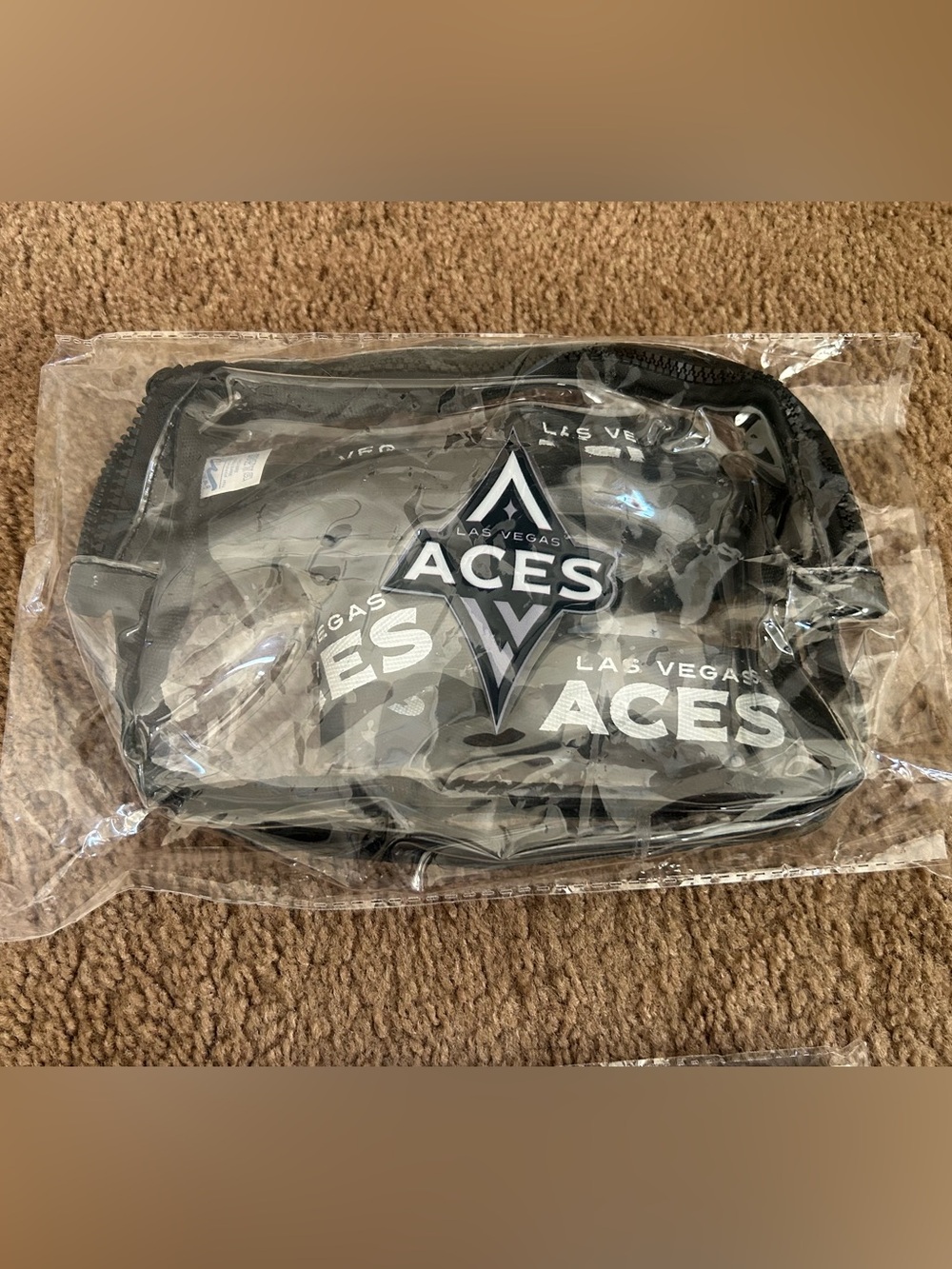 Las Vegas Aces Clear Black Crossbody Bag
